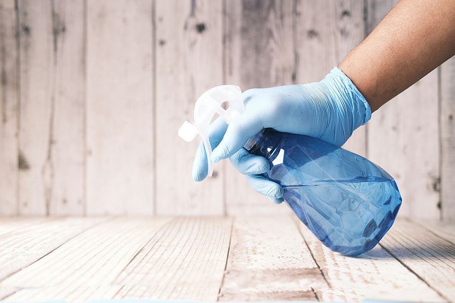 Picture of a cleaning bottle